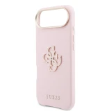 Guess PU Resin Logo Zadní Kryt pro iPhone Air Pink
