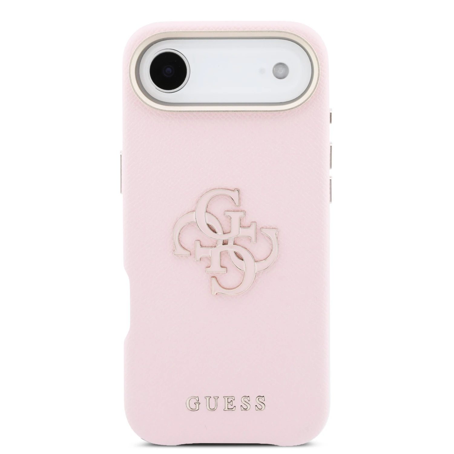 Guess PU Resin Logo Zadní Kryt pro iPhone Air Pink
