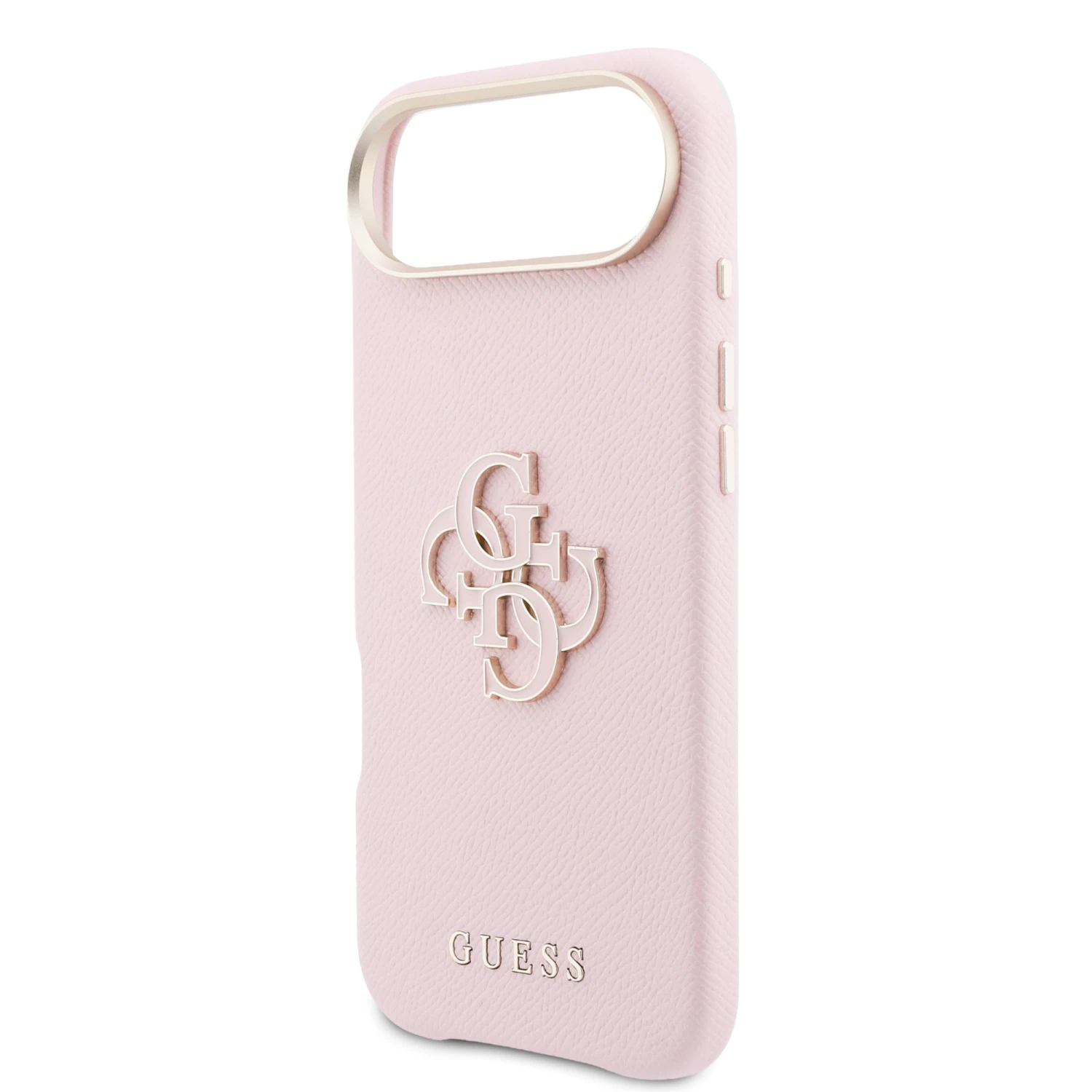 Guess PU Resin Logo Zadní Kryt pro iPhone Air Pink