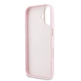 Guess PU Resin Logo Zadní Kryt pro iPhone 17 Pink
