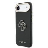 Guess PU Resin Logo Zadní Kryt pro iPhone Air Black