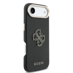 Zadní kryt Guess PU Resin Logo pro Apple iPhone air, černá