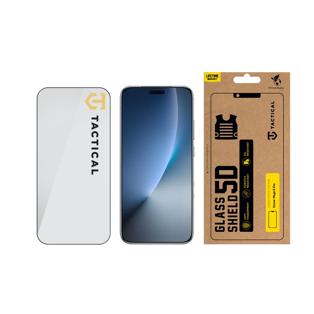 Tvrzené sklo Tactical Glass Shield 5D pro Honor Magic8 Pro, černá