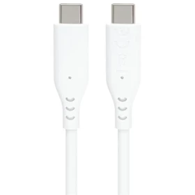 Silikonový Kabel PREMIUMCORD USB-C na USB-C, 60W, 480Mbps, 1,5m, bílá