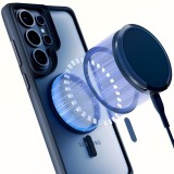 Ochranné pouzdro 3mk Satin Armor MagCase pro Samsung Galaxy S26 Ultra, transparentní / černá