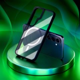 Ochranné pouzdro 3mk Satin Armor MagCase pro Samsung Galaxy S26, transparentní / černá