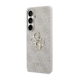 Guess PU 4G Metal Logo Zadní Kryt pro Samsung Galaxy S26+ Pink