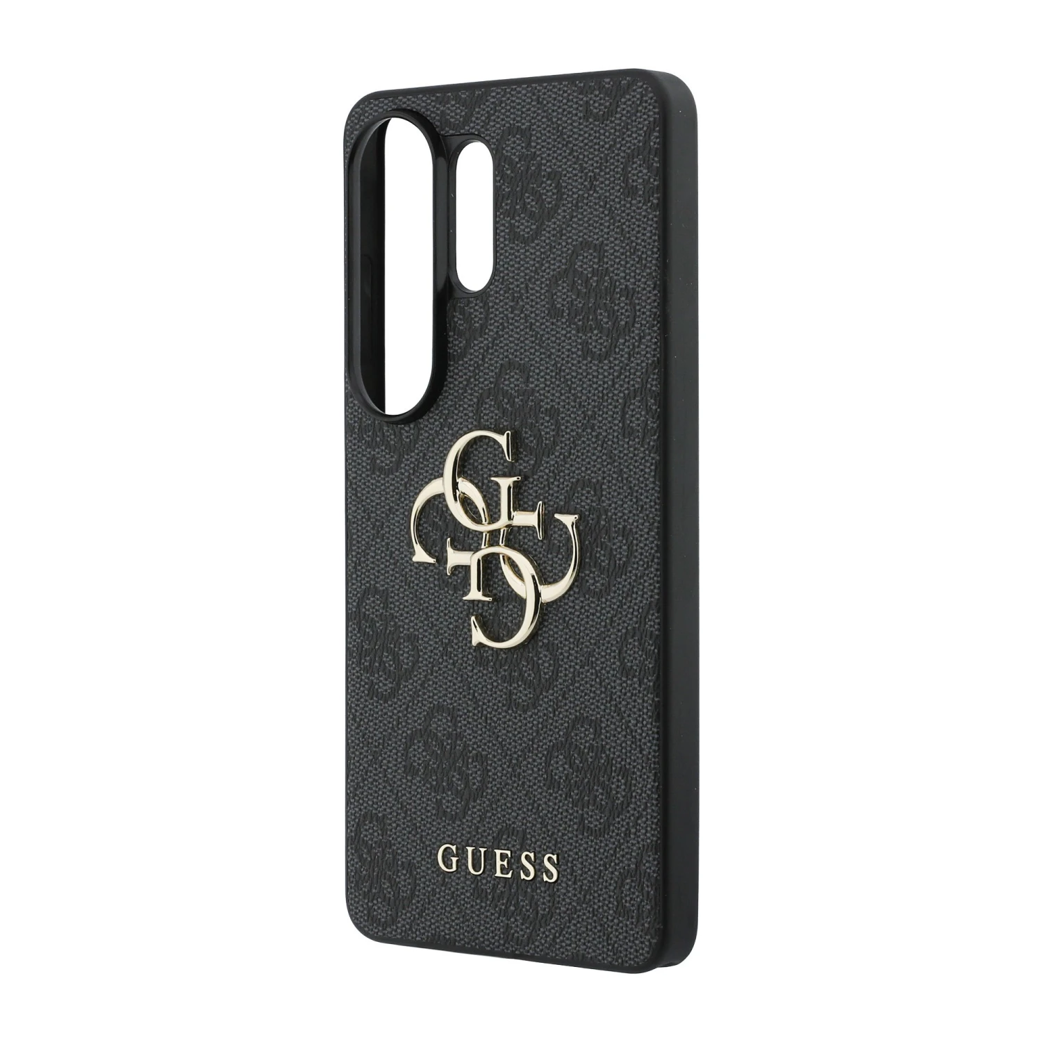 Guess PU 4G Metal Logo Zadní Kryt pro Samsung Galaxy S26 Ultra Grey