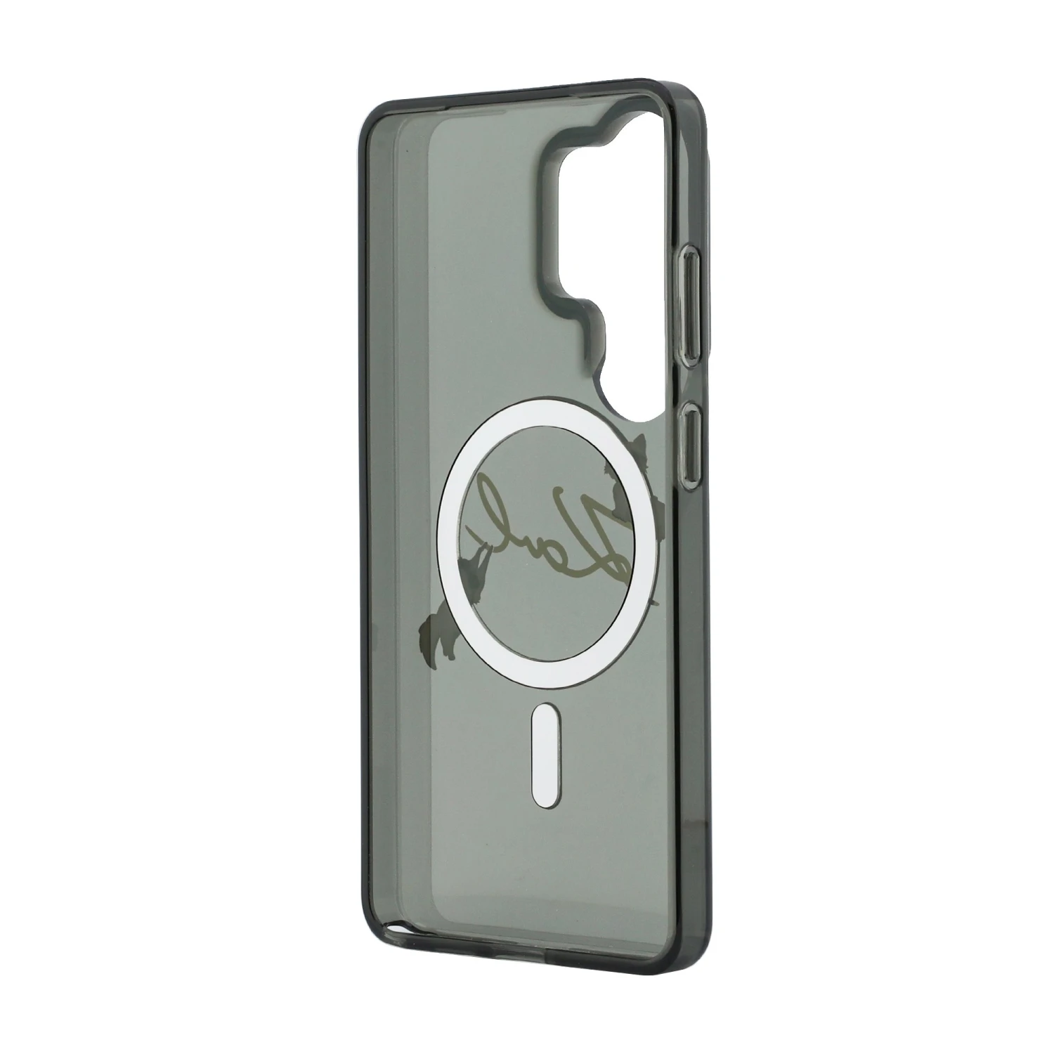 Karl Lagerfeld IML Choupette Karl Script Logo Magnetic Zadní Kryt pro Samsung Galaxy S26 Ultra Black