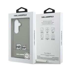 Karl Lagerfeld IML K&CH Peekaboo Logo Magnetic Zadní Kryt pro Samsung Galaxy S26 Black