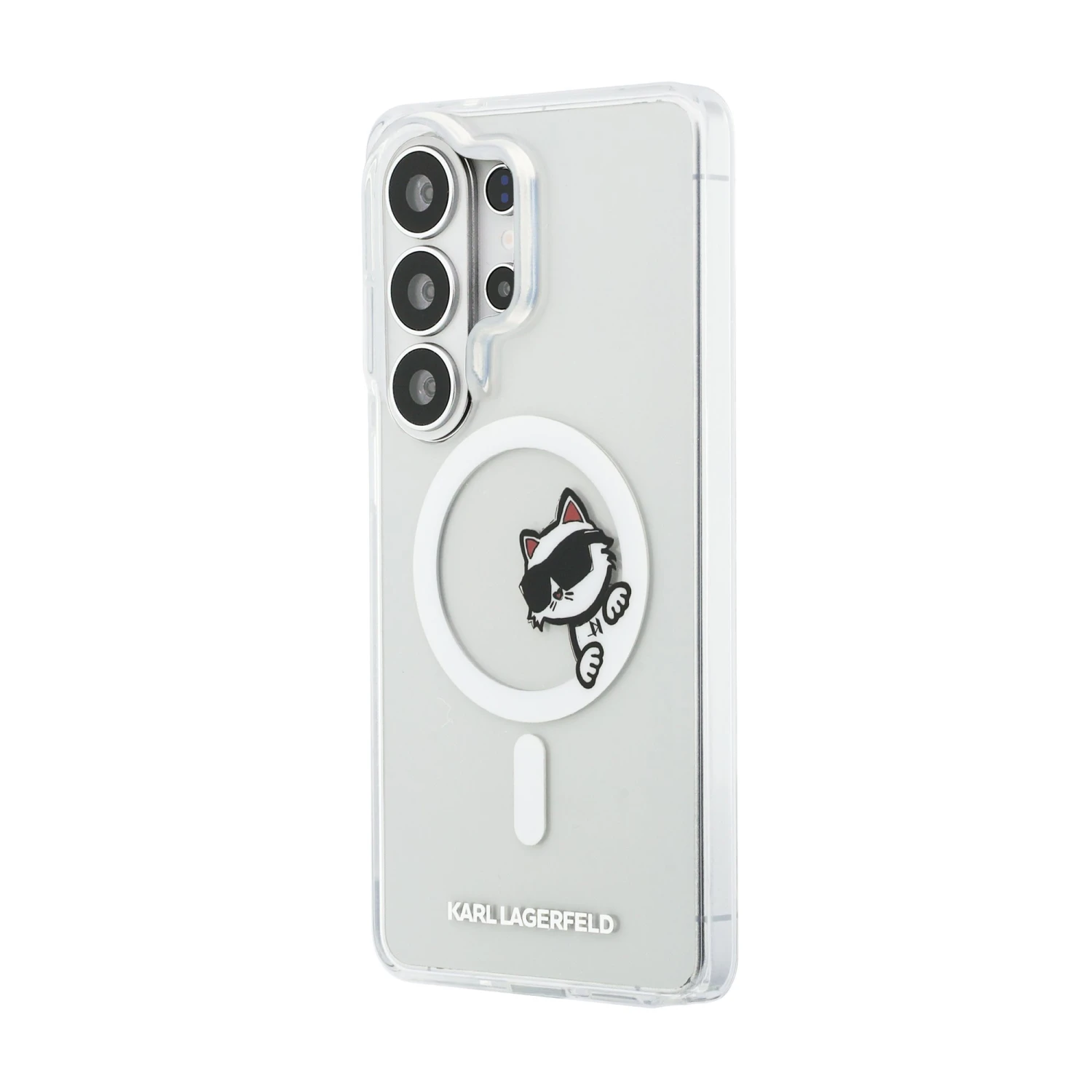 Zadní kryt Karl Lagerfeld IML Peekaboo Logo Magnetic pro Samsung Galaxy S26 Ultra, transparentní