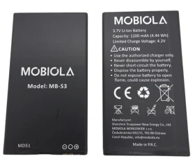 Baterie MB-S3 pro telefon MOBIOLA MB2400, Li-Ion, 1200 mAh