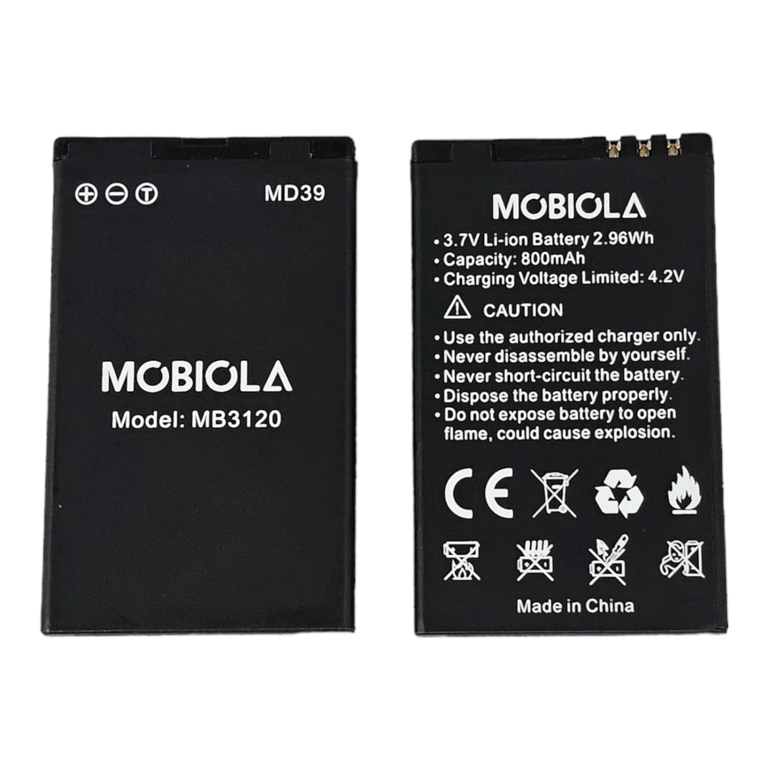 Baterie MB-5U pro telefon MOBIOLA MB3120, MB3120i, 800 mAh