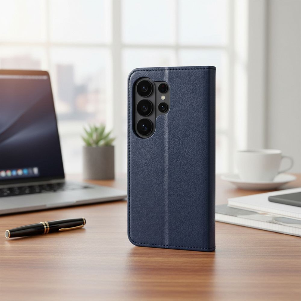 Flipové pouzdro Split Book case pro Xiaomi Redmi Note 15 5G, navy cream