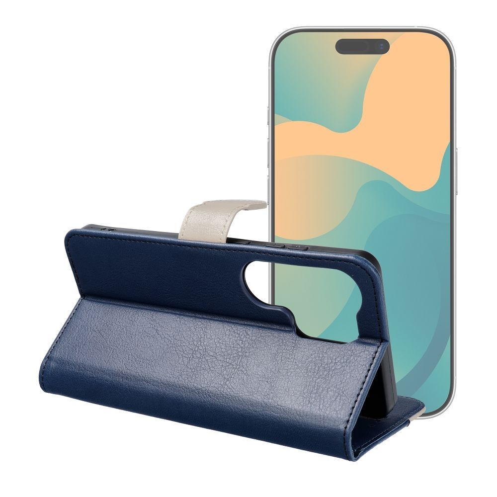 Flipové pouzdro Split Book case pro Samsung Galaxy S26+, navy cream