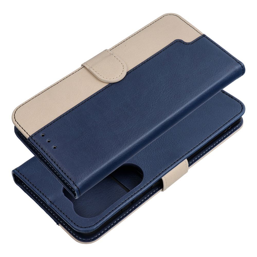 Flipové pouzdro Split Book case pro Apple iPhone 17, navy cream
