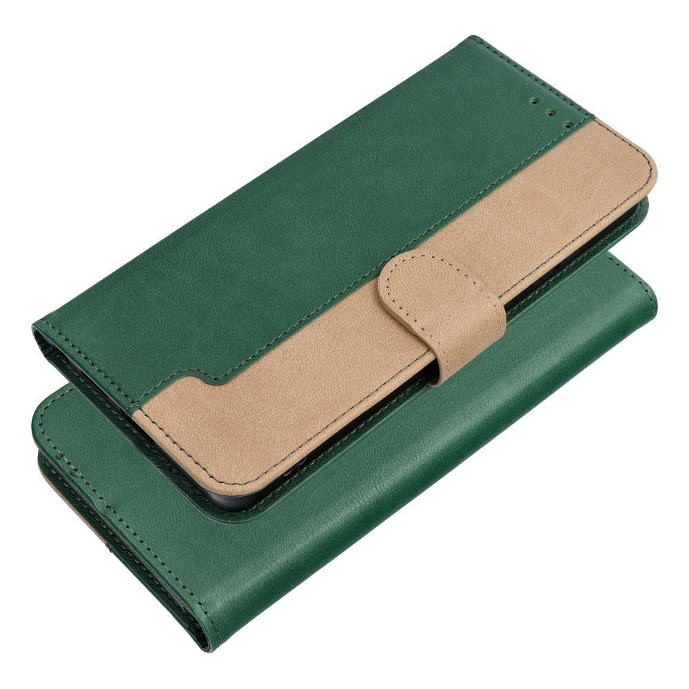 Flipové pouzdro Split Book case pro Samsung Galaxy S26, green gold