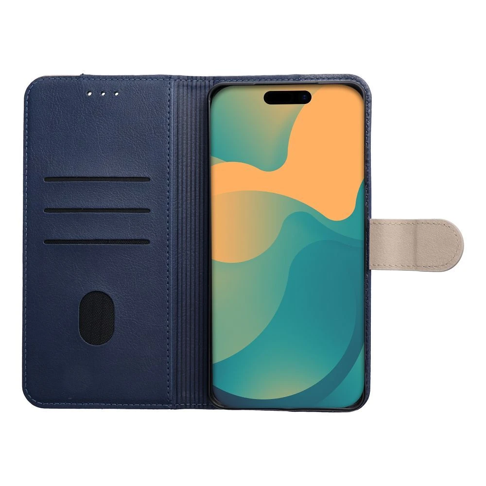Split Book case for SAMSUNG A37 navy cream