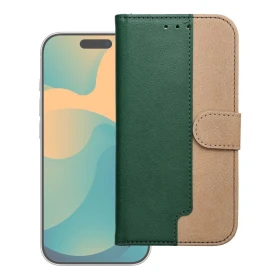 Flipové pouzdro Split Book case pro Apple iPhone 17 Pro Max, green gold