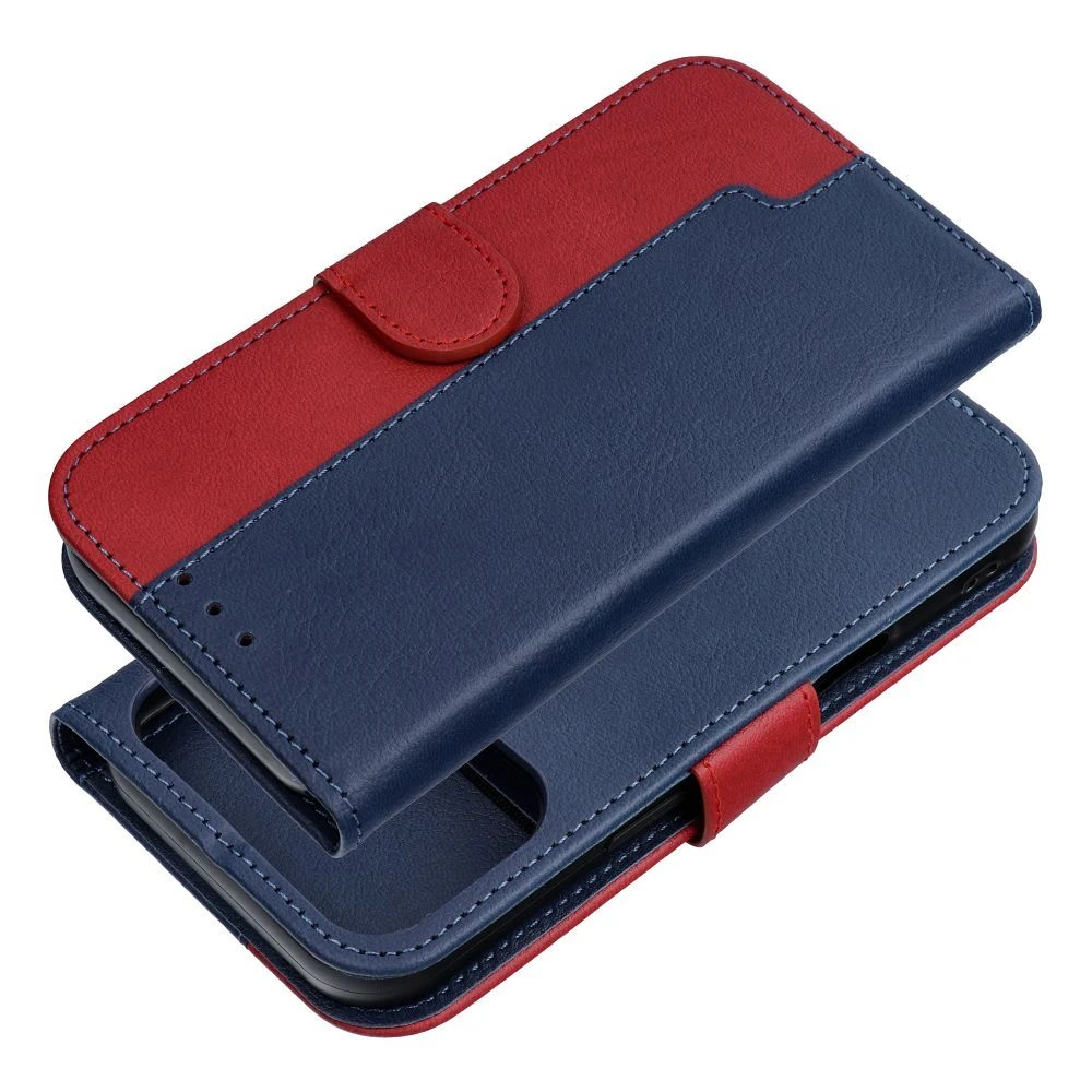 Split Book case for IPHONE 17 PRO MAX navy red