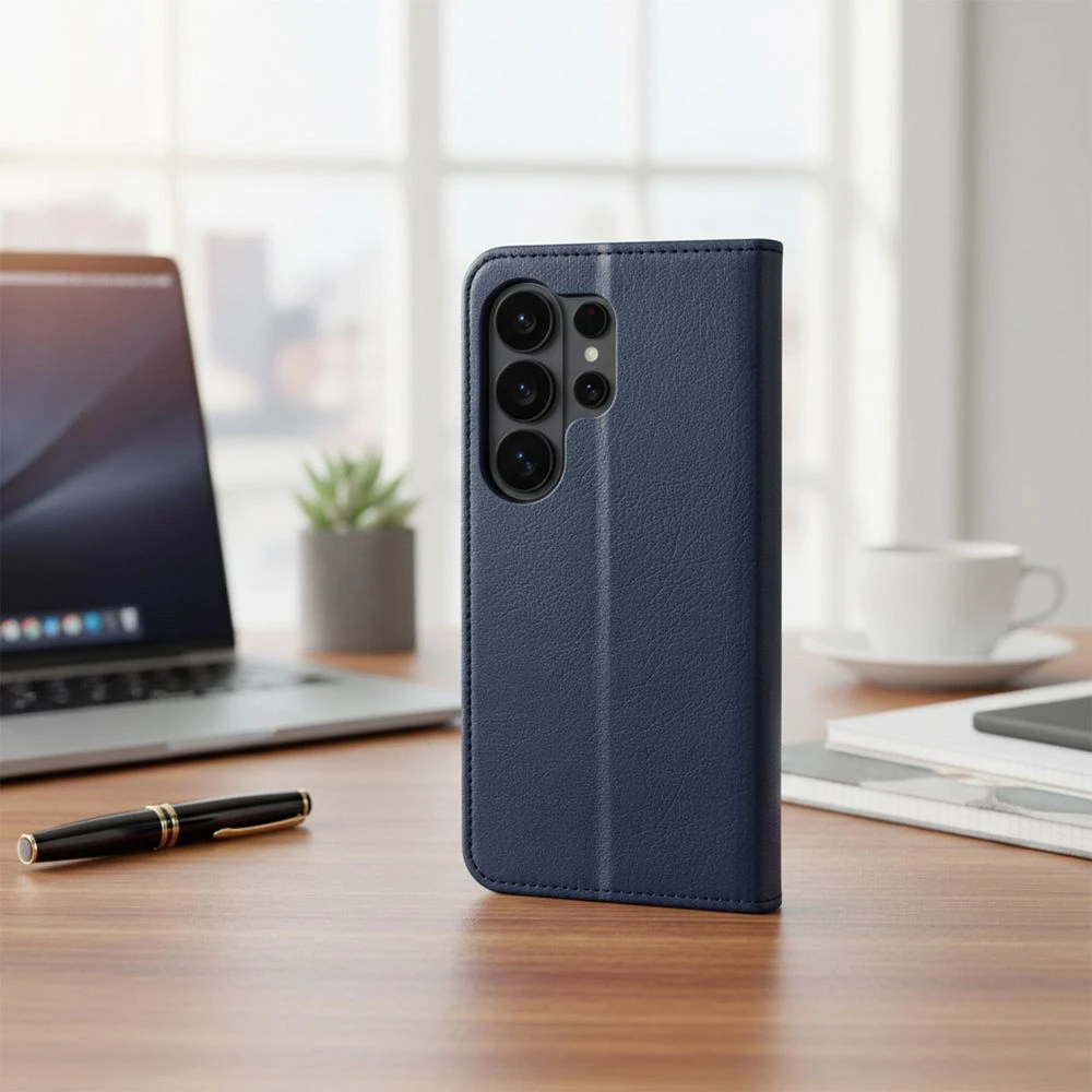 Split Book case for SAMSUNG A57 navy red