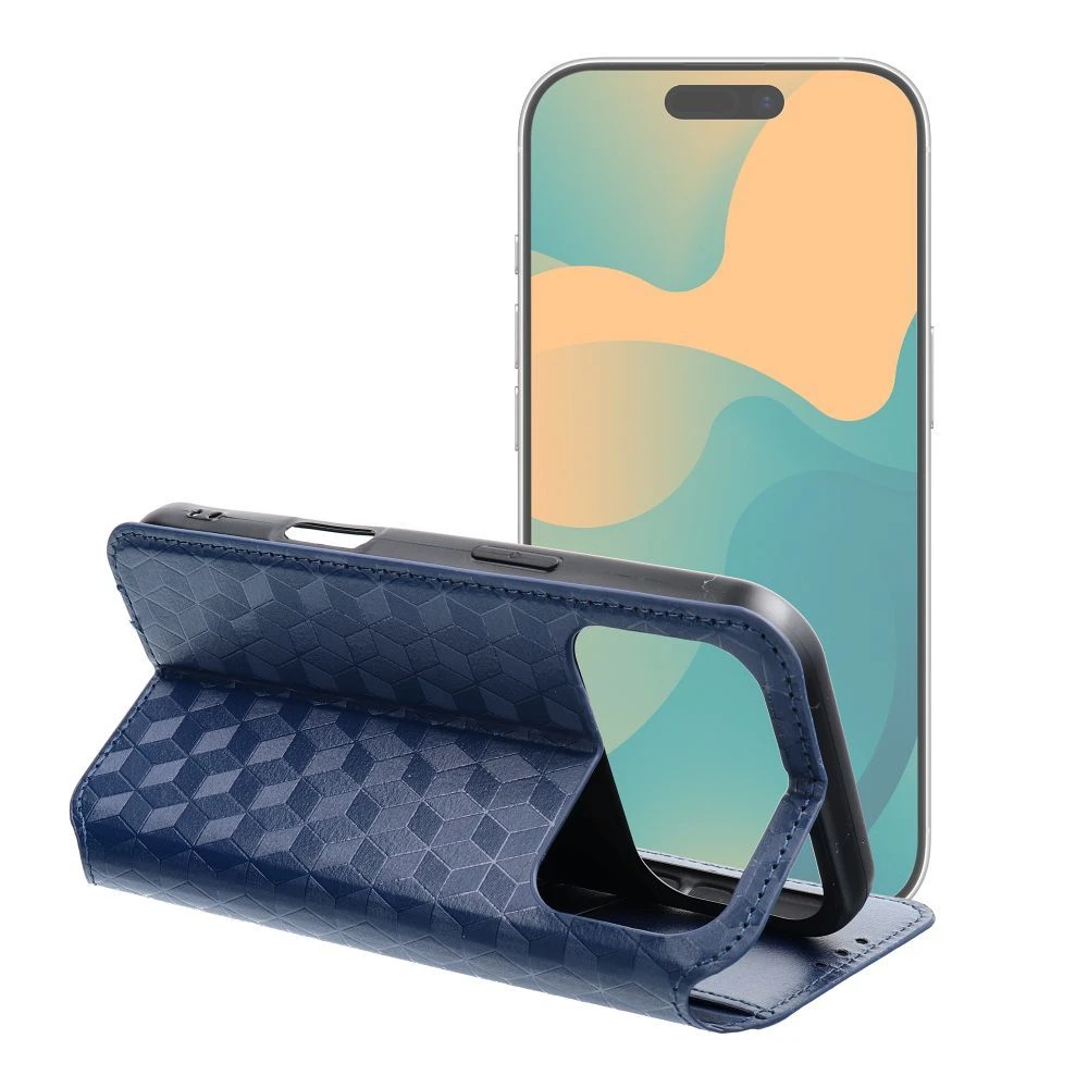 Flip case for iPhone 17 Cubic Book blue