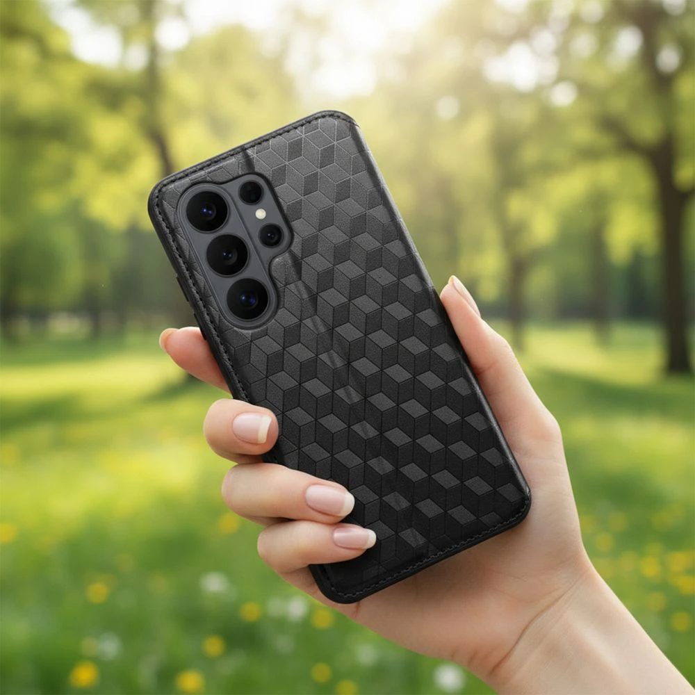 Flip case for Xiaomi Redmi NOTE 15 5G Cubic Book black