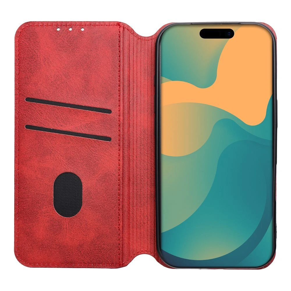 Flip case for iPhone 17 Cubic Book red