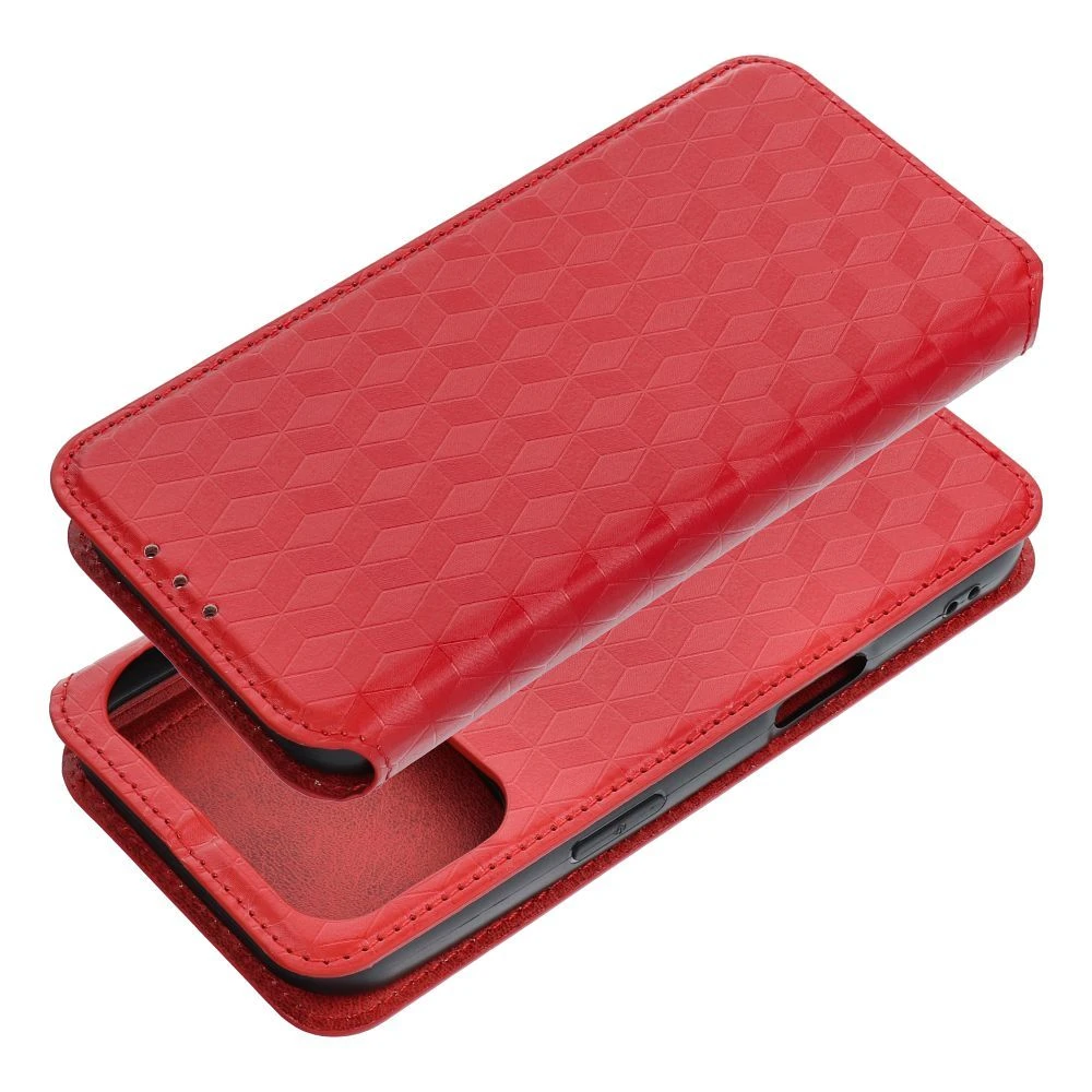 Flip case for iPhone 17 PRO MAX Cubic Book red