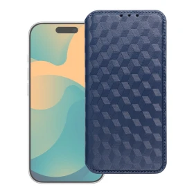 Flipové pouzdro Cubic Book pro Samsung Galaxy A57, modrá