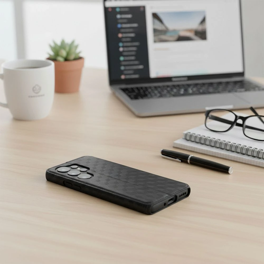 Flip case for Samsung S26 PLUS Cubic Book black