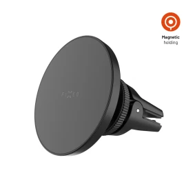 Magnetický držák FIXED MagCircle do ventilace s podporou MagSafe, černá