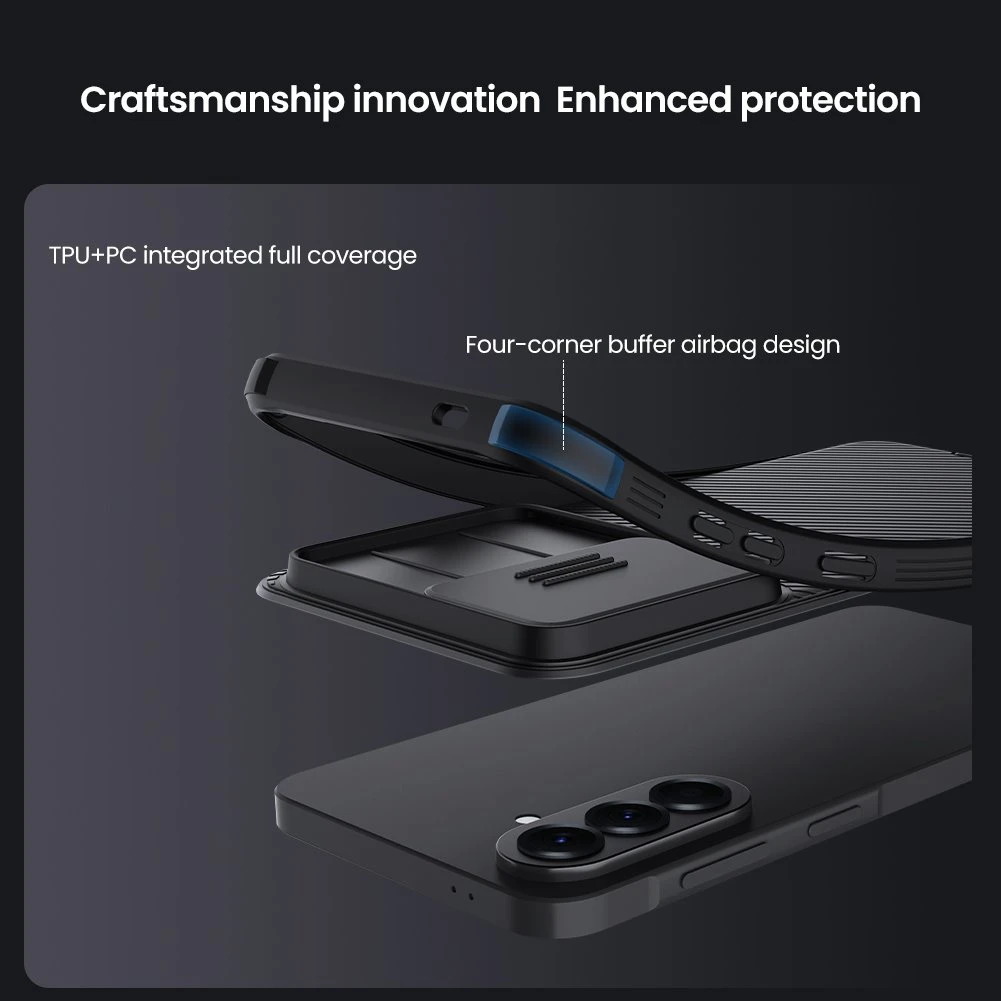 Nillkin CamShield PRO Magnetic Zadní Kryt pro Samsung Galaxy A57 Black
