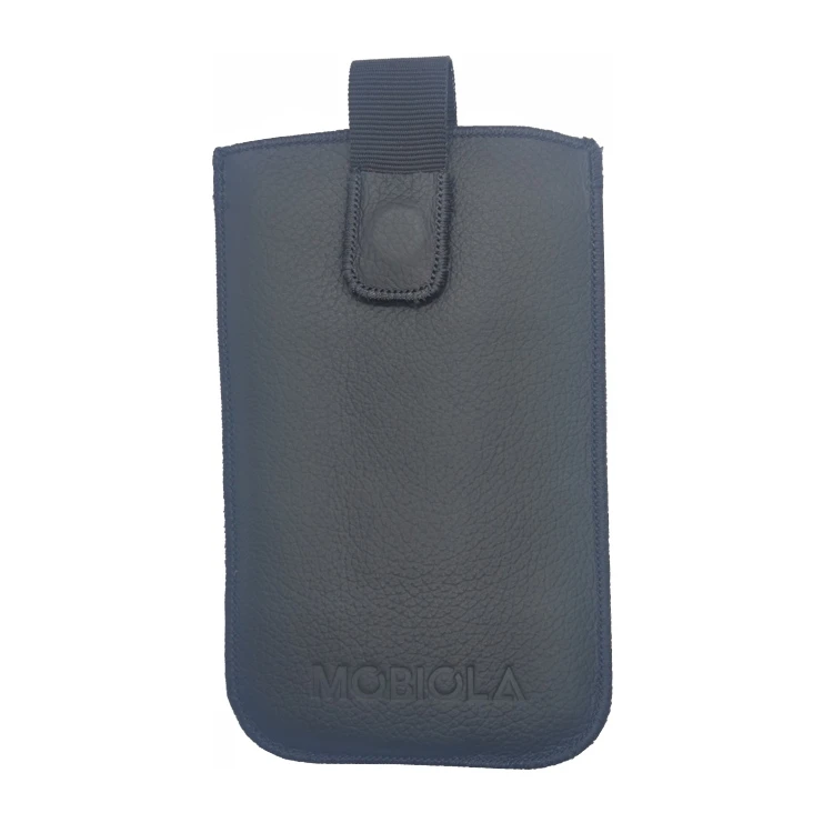 Vysouvací pouzdro pro MOBIOLA MB3020, kožené, černá