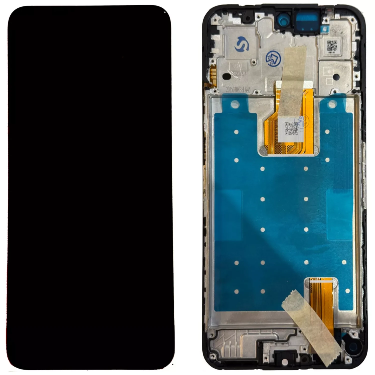 LCD display + dotyková deska + přední kryt pro Honor 400 Smart/X7d