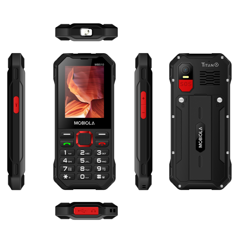 Mobiola MB510 TitanX černá