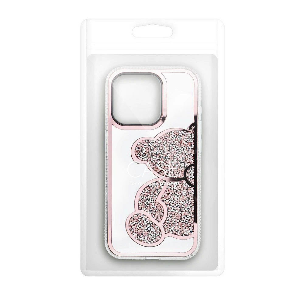Case for iPhone 16 Teddy Bear pink