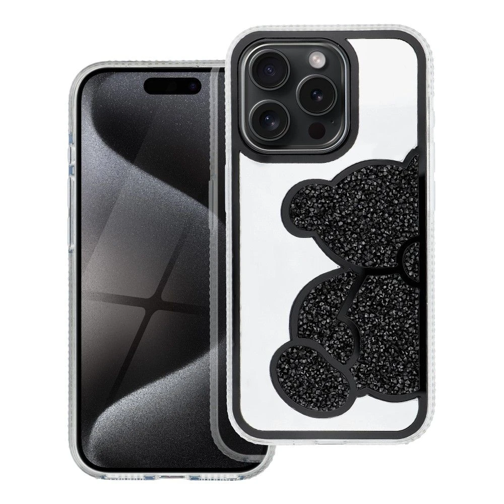 Case for iPhone 16 PRO Teddy Bear black