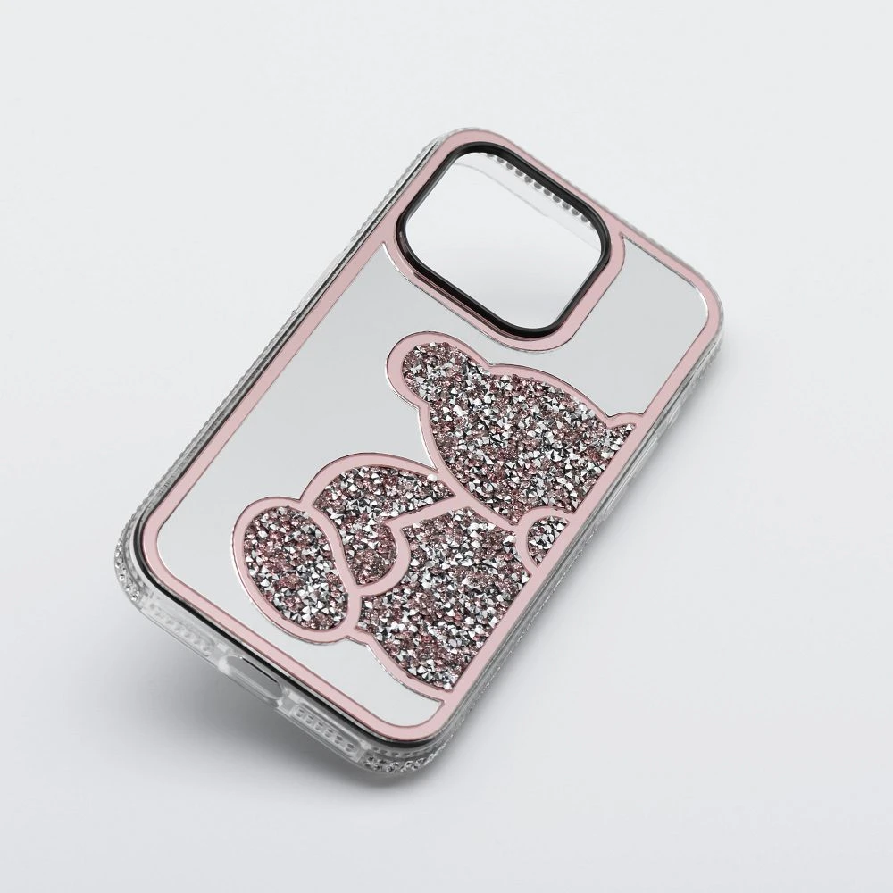 Case for iPhone 16 PRO Teddy Bear pink