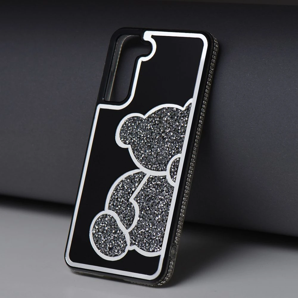 Case for Samsung S24 ULTRA Teddy Bear silver