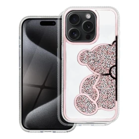 Zadní kryt TEDDY BEAR Case pro Apple iPhone 13 mini, růžová