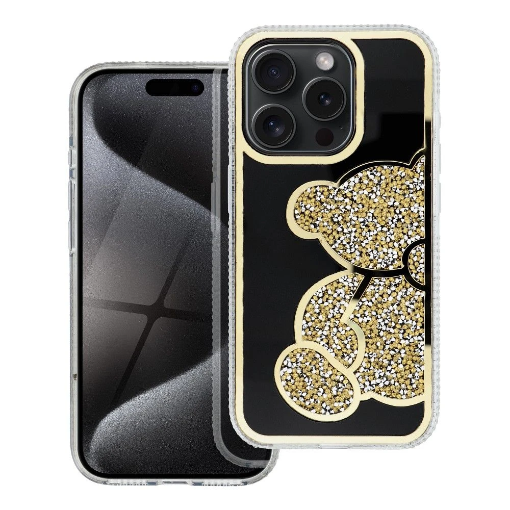 Case for iPhone 14 PRO MAX Teddy Bear gold