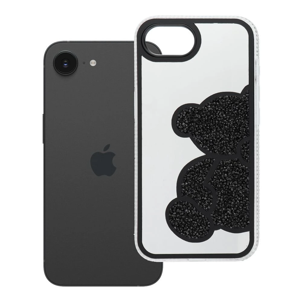 Case for iPhone 16e (SE 4 2025) / 17e Teddy Bear black