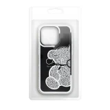 Case for iPhone 16e (SE 4 2025) Teddy Bear silver