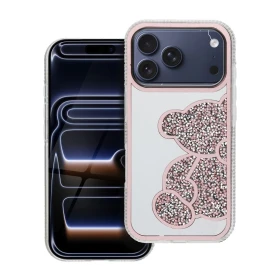 Zadní kryt TEDDY BEAR Case pro Apple iPhone 17 Pro, růžová
