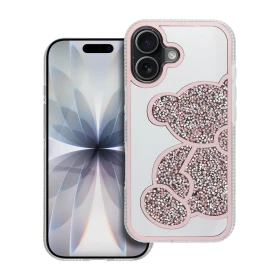 Zadní kryt TEDDY BEAR Case pro Apple iPhone 17, růžová