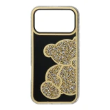 Case for iPhone 17 PRO MAX Teddy Bear gold