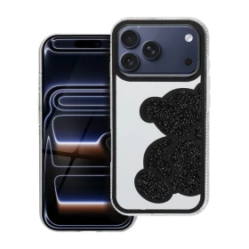 Zadní kryt TEDDY BEAR Case pro Apple iPhone 17 Pro, černá