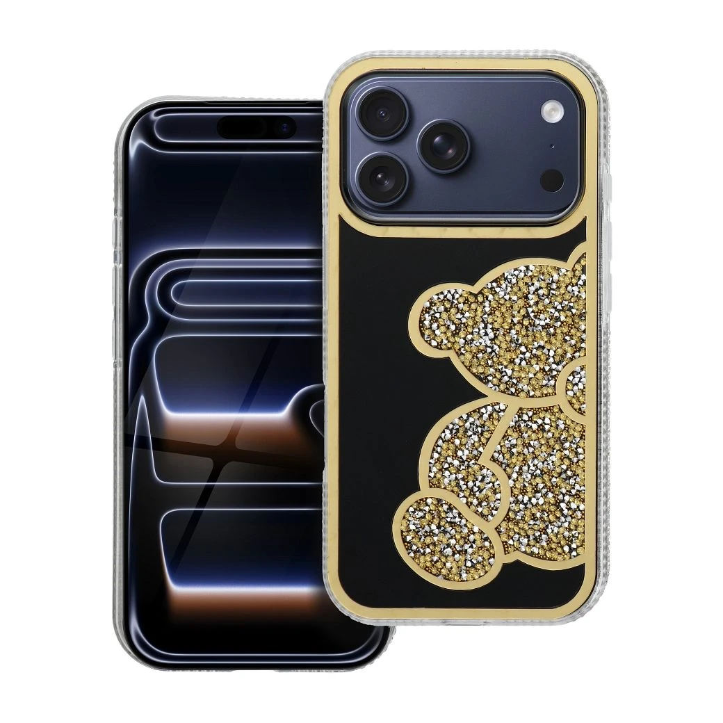 Case for iPhone 17 PRO Teddy Bear gold