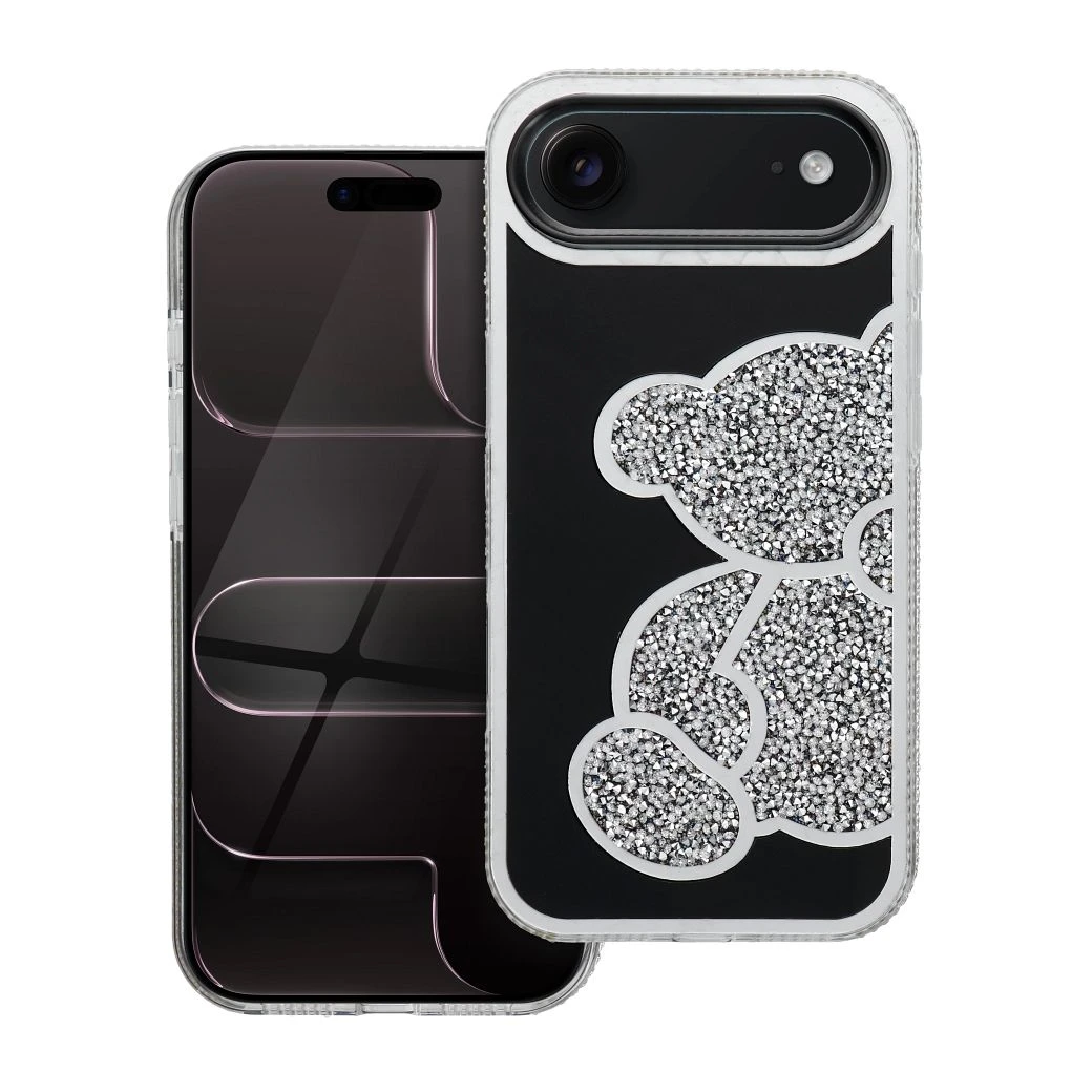 Zadní kryt TEDDY BEAR Case pro Apple iPhone Air, stříbrná
